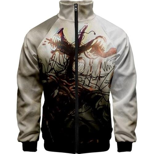 Siren Head 3D Zipper Jacket Women Men Long Sleeve Coat Hot Sale Fashion Cool Harajuku Stand Collar Print Clothes Max 4XL