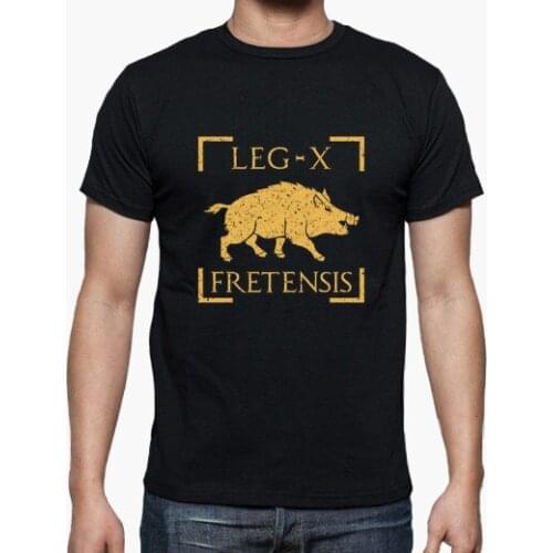 Legio X Fretensis. Roma Legion Wild Boar Emblem T-Shirt. Summer Cotton O-Neck Short Sleeve Mens T Shirt New S-3XL