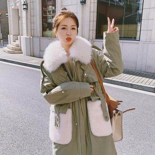 Женские парки с мехом LWAIXS China At AliExpress
