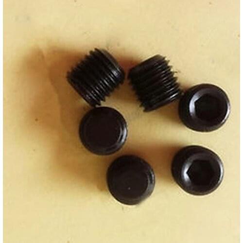 M10x1/1.25mm M12x1.25mm Flat Point Grub Hex Socket Set Screws Screw 10PCS