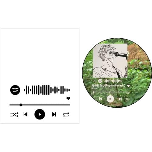 Custom Spotify Plaque Cover,Favorite Song And Singer Fashion Music Plaque For Lovers Gift Accessories