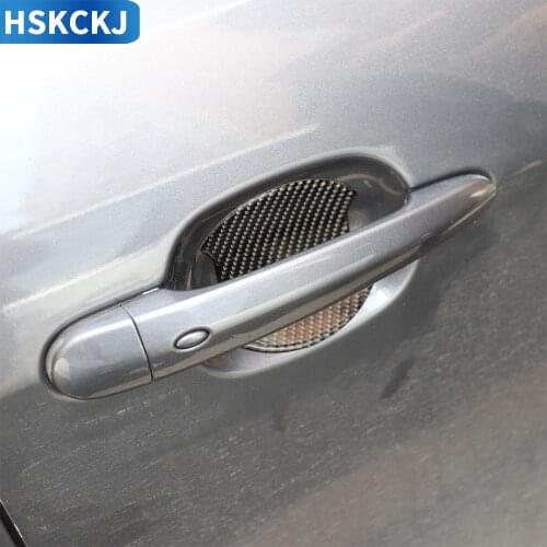 For Audi TT 8n 8J MK123 TTRS 08-14 Multiple Color Carbon Fiber Door Bowl Modification Stickers Interiors Car Accessories