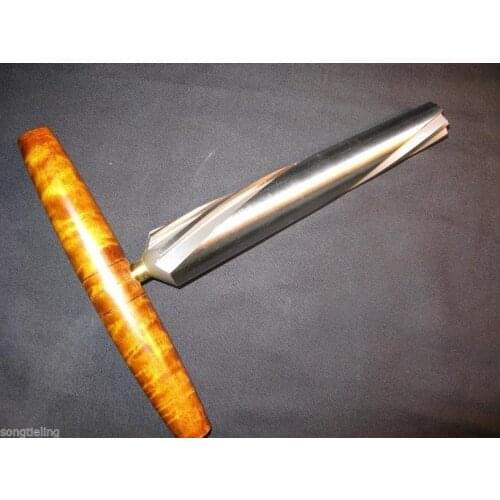 New bigger sharp screw type double bass end pin reamer