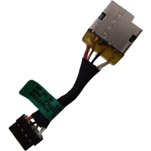 Original Laptop DC-IN DC Jack with cable HP 15-F 15-N 15-P 15-P030NR 15-NO20TX 15-3000 730932-SD1 730932-TD1 730932-FD1