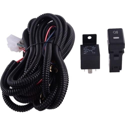 Front Fog Light Harness Wiring Switch Car 12V Fit For Suzuki SX4 Saloon GY Hatchback Grand Vitara Alto Swift Jimny FJ 2009