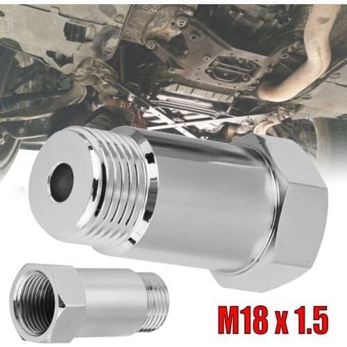 1Pcs Φ45mm 02 O2 Oxygen Sensor Extension Spacer Extender Nickel Plated Steel M18x1.5 Bung Adapter CEL Fix Car Accessories