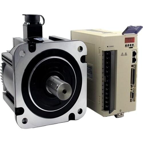 3 Phase 130ST 3.8KW AC 220V 2500rpm 15N.M Big Servo Engine Motor and Servo Driver with cables for Cnc Automatic Machines