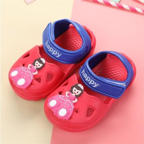 Girls Shoes Clogs Kids Slippers 2021 New Princess Shoes Baby Boy Beach Sandals Soft EVA Toddler Girls Sandals Flip Flops Kids