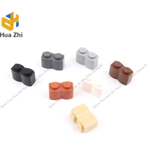10PCS 30136 Brick Special 1 x 2 Palisade [aka Log]Building Blocks Parts MOC DIY Education Build Toys Brick