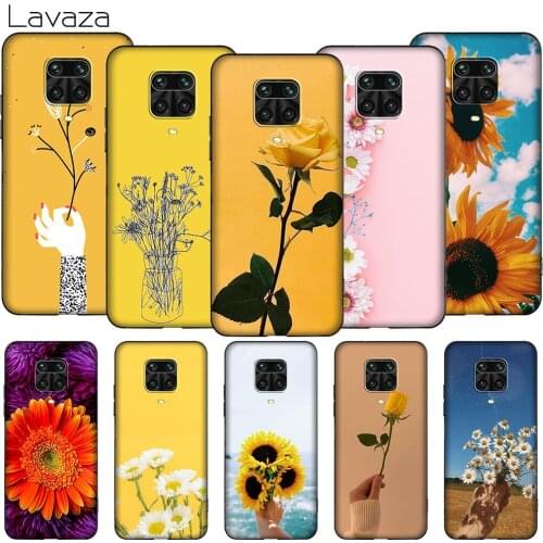 T144 Passion Flower Rose Sunflower Case for Redmi Note 5 6 6A 7 7A 8 8T 8A 9 9C 9S K20 K30 Poco X2 Pro Max