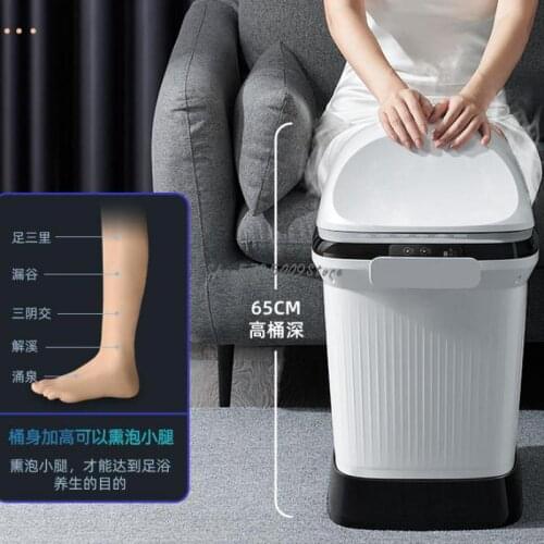 Bubble Foot Deep Bucket Foot Bathtub Home Automatic Massage Electric Heating Thermostat Wash Foot Over Calf
