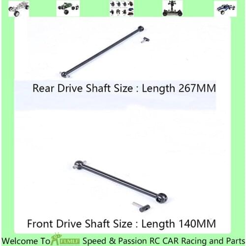 Rear Front Drive Shaft Fit for 1/5 Losi 5ive T ROFUN ROVAN LT KingmotorX2 RC CAR Toys PARTS