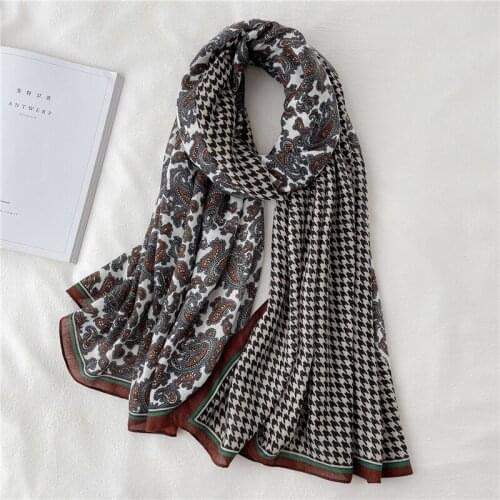 Winter Elegant Hijab Women Cotton Scarf Scarves Beach Shawls Head Wraps Headscarf Neckerchief Female Pashmina Foulard Bufanda