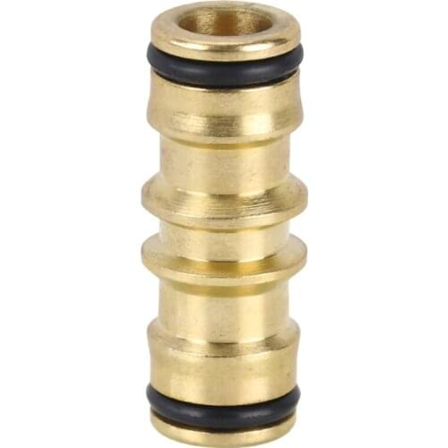 1Pcs Water Pipe Butt Copper Joint Water Pipe Double-Pass Nipple connector Water Gun Water Pipe Butt Joint Repair Extension Joint