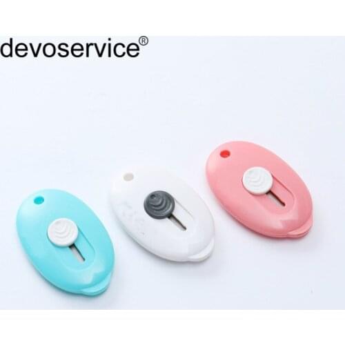 1Pc Cartoon Mini Portable Small Knife Kawaii Paper Cutting Knifes Student Plastic Pencil Sharpener School Office Supplies Gifts