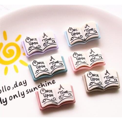 10Pcs Cartoon Flat back Resin Cabochon Flatbacks Scrapbooking DIY Doll House Play Simulation Book Decoration Craft Accessories