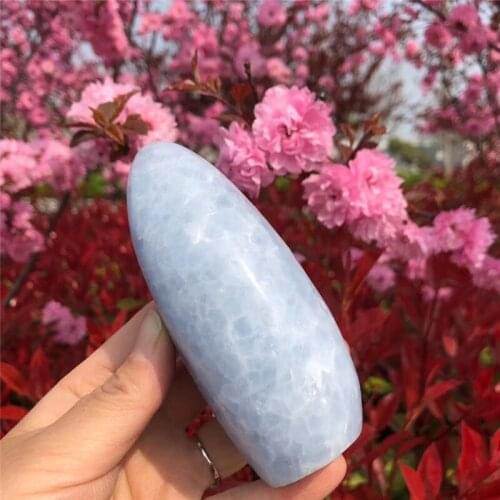 500g Natural Crystal kyanite Raw Gemstone Ornament Polished Quartz Handicraft Decorating Stone Healing