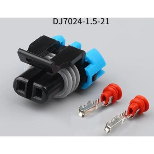 500SETS DJ7024-1.5-21 1.5mm 2Pin AMP Car Electrical Wire Connectors for VW,BMW,Honda,Toyota,NISSAN AND other models