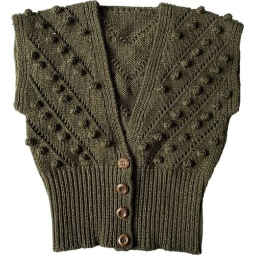 9234 Children Sweaters Autumn Winter 2021 European And American Girls' Sweaters Baby Boy Sleeveless Knitted Vest 1-8Year Kid Top