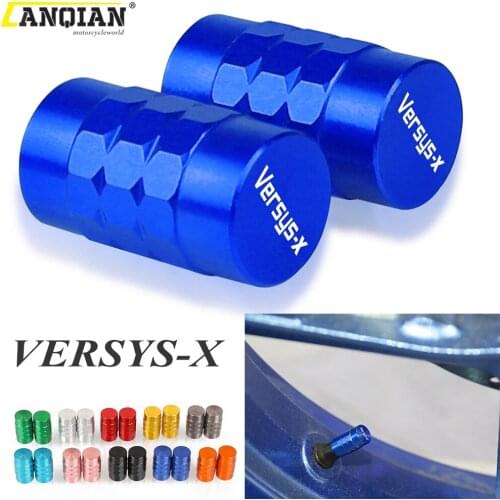 For KAWASAKI VERSYS-X250 VERSYS-X300 VERSYS-X 250 300 2017 2018 2019 2020 2021 Wheel Tire Valve Cap Tyre Rim Stem Airdust Covers