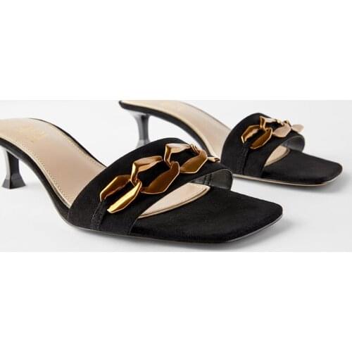 Brand Design Fashion Women Slippers Sandals Women 2020 High Heels Slipper Sandals Flip Flops Slides Party Shoes Women