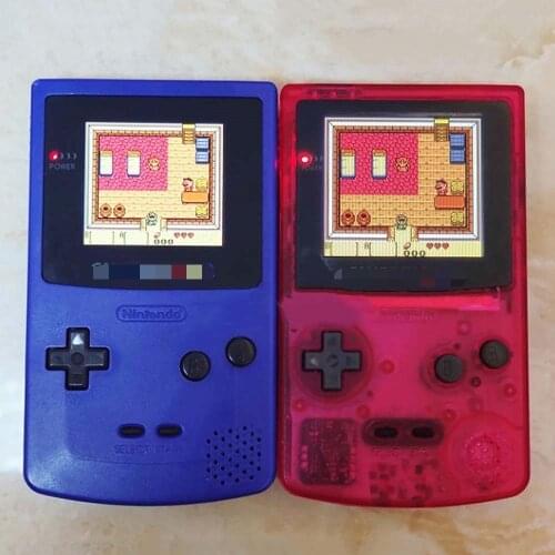 IPS LCD Screen Point-to-point Display Backlit Console Screen Repair Parts for GBC Game Console