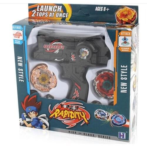 3 Colors Classic Toys Spinning Top SSpinning Top Double Launcher Arena Metal Fight Battle Fusion With Original Box For Kid Gift