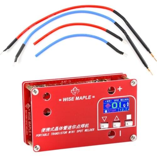DC 12V Transistor Mini Spot Welder Machine 18650 Battery Various Welding Power Supply Digital Spot Welding Machine DIY