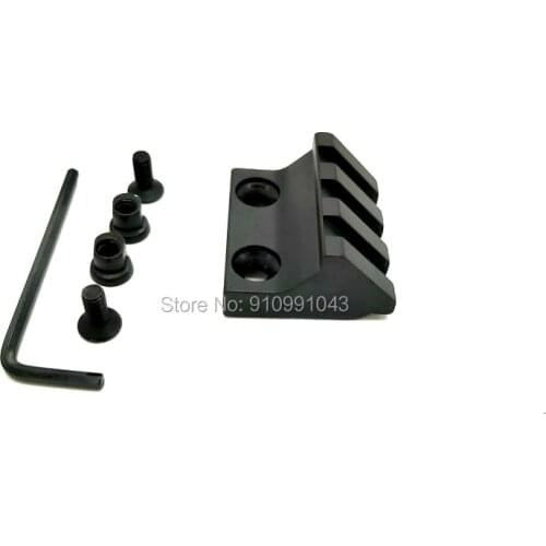 45 Degree Offset Mount Key Mod KeyMod with 3 Slots for picatinny rail 45 degree mount Keymod Handguard Quad Rail