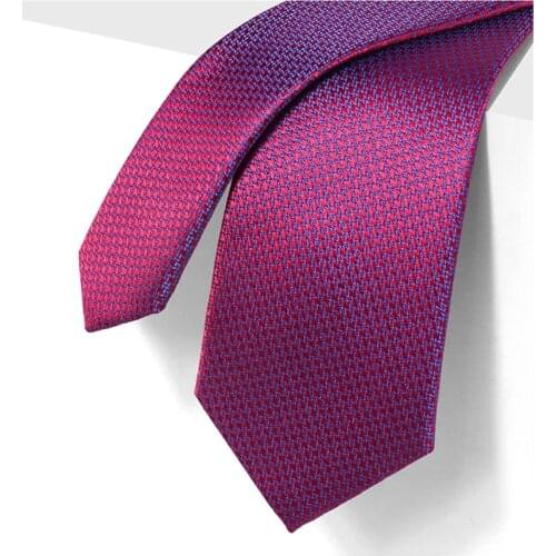 High Quality 7 CM Houndstooth Tie For Men Designer Brand Wedding Business Dress Suit Silk Polyester Male Necktie With Gift Box