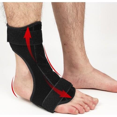 Night Foot Drop Orthosis Brace Aluminum Ankle Plantar Fasciitis Splint Support Foot Orthosis With Strap Supports