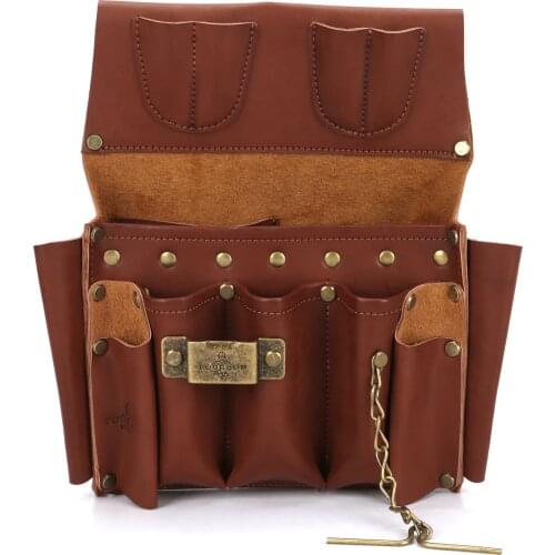 Tourbon Professional Electricians Pouch Holder Drywallers Contractor Tool Bag Carrier Tools Belt Storage Organizer