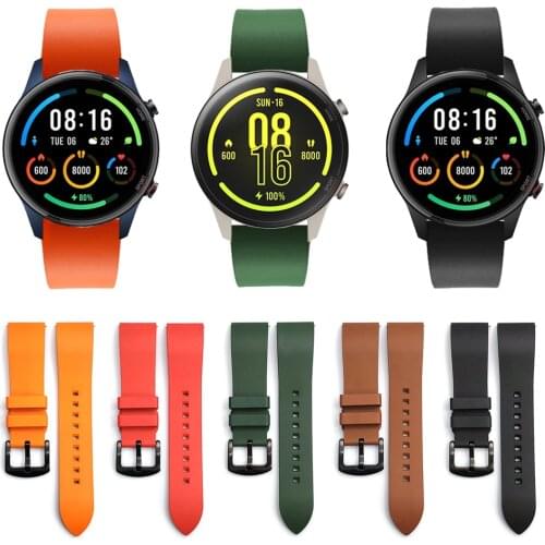 Premium-Grade Fluorine Rubber Strap For Mi Xiaomi Watch Color Sports Edition Silicone Band Watchband Bracelet Belt