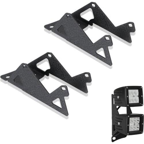 Windshield Hinge Corner A-pillar Bracket Mount Led Work Light Bar Holder For Jeep Wrangler JK 2007-2017