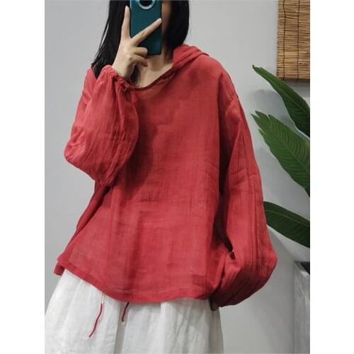 Werainyee Womens Hooded Shirts