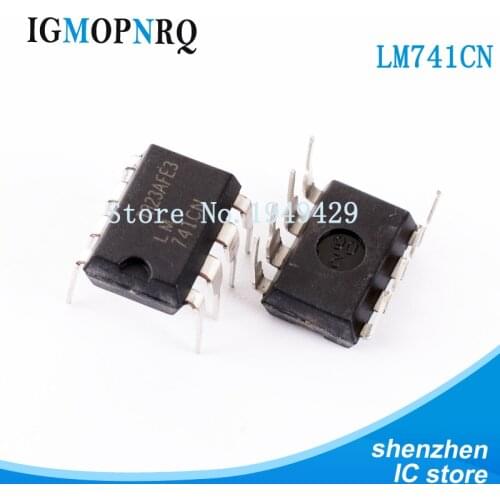 10PCS LM741CN DIP8 LM741 LM741C Operational amplifier op amp Operational 8-PDIP 0 to 70 New