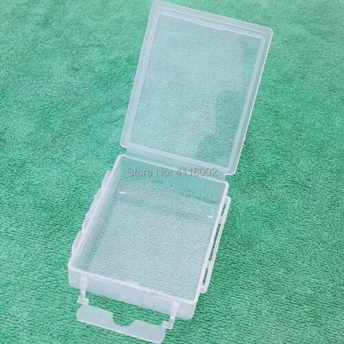 500pcs 6*4.5*1.5cm Transparent Plastic Box Bait Holder Fish Hook Storage Box Hardware Electronic Components Case