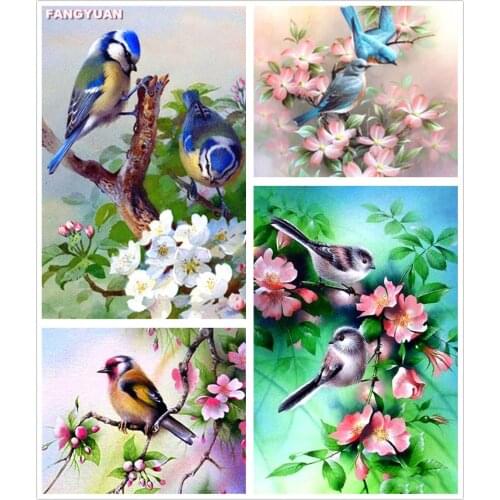 5D Diamond Painting Bird Landscape Diamond Embroidery Animal Cross Stitch Kits Full Drill Picture of Rhinestones Home Decoration