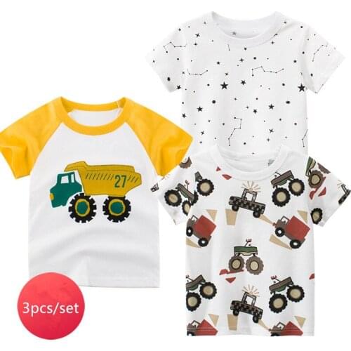 Bambino New Year 2021 Tshirt for Boys Cartoon Summer Children Tops 2-9Years Little Kids Clothing Baby Costume Pure Cotton Shirt
