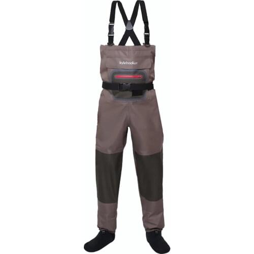 Fly Fishing Waders Durable Comfortable Breathable Stocking Foot Chest Wader for Men and Women