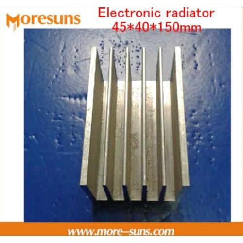 Fast Free Ship 2pcs/lot Electronic radiator 45*40*150mm Heatsink wide 45mm,high 40mm,length 150mm aluminum radiator