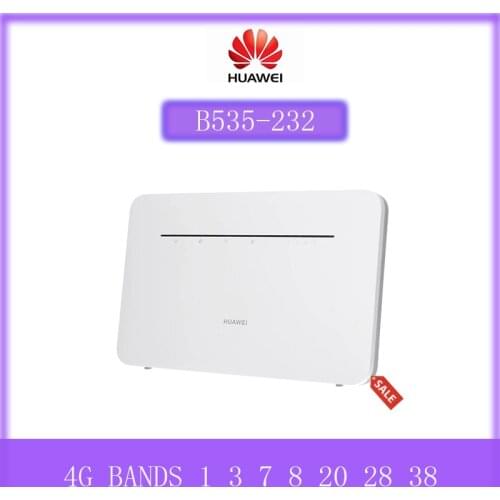 Huawei B535-232 4G Router 3 Pro LTE FDD LTE: B1 / B3 / B7 / B8 / B20 / B28 / B32 / B38 Cat7 300Mbps Wireless CPE Router