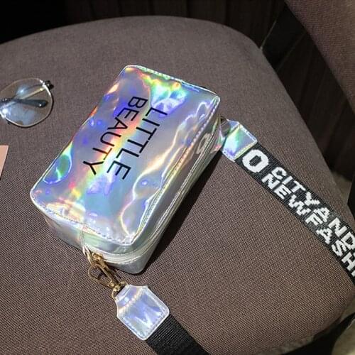 Women Mini Laser Crossbody Bags Designer Messenger Shoulder Bag PVC Jelly Small Tote Purses Candy Colors Handbags Bags Fashion