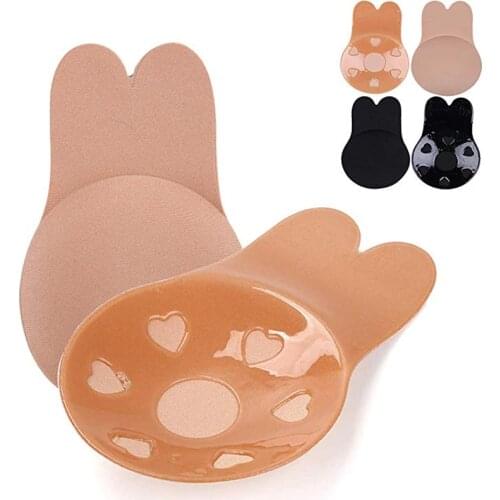 Reusable Women Bra Self Adhesive Silicone Lift Up Tape Lifting Chest Sticker Swimsuit Nipple Cover Pads Strapless Backless Bra