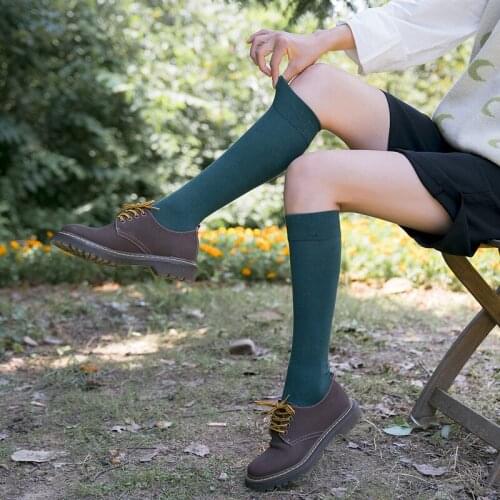 3 Pairs Knee Socks Solid Color Long Socks Women Long Stockings Warm Knee Socks For Ladies Girls Fashion Knee Socks Women