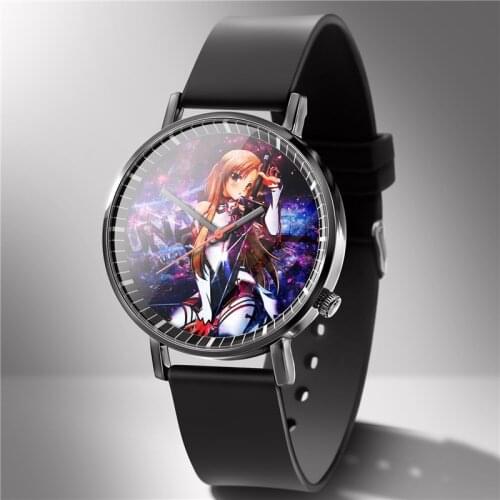 2020 New Japanese Anime sword art online Wristwatch SAO For Women Watch Watches Quartz Wristwatch Female Clock Brithday Gifts 01