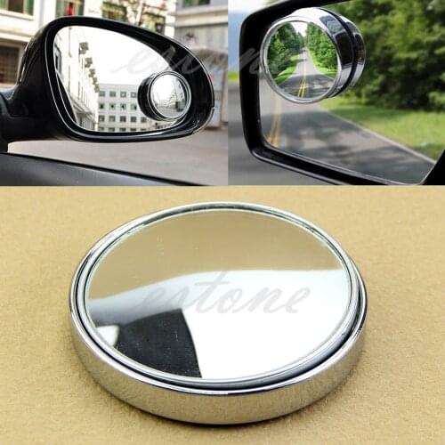 New Wide Angle Round Convex Blind Spot Mirror Rear View Messaging Car Vehicle B36B