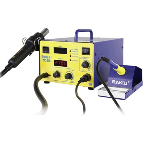 BK-702L hot air gun electric iron two in one desoldering station mobile phone digital electric soldering station repair tools