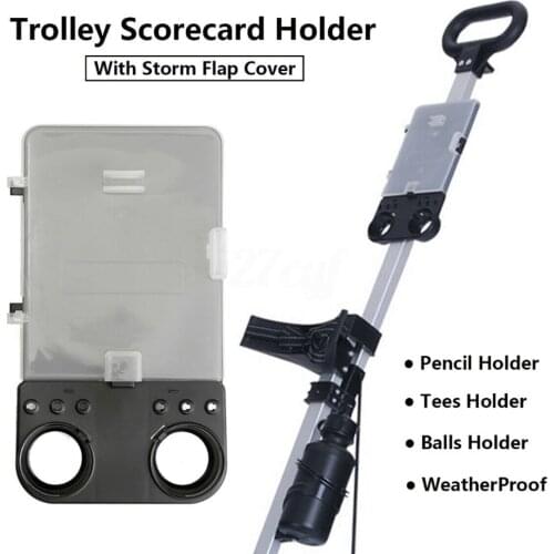 Golf Cart Scorecard Kit Holder Score Card Trolley Easy Carry Score Card Keeper