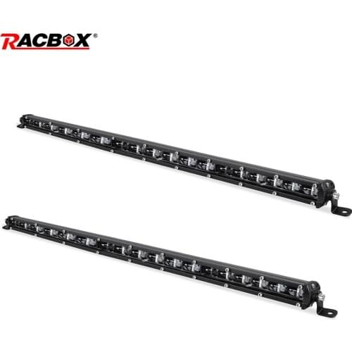 Slim 6D Lens Led Light Bar 20 Inch Slim Led Work Light Flood Spotlights 12V 24V Offroad LED Bar For Jeep LADA Truck ATV SUV 4x4